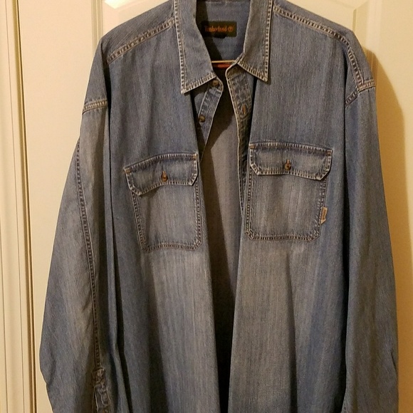 Timberland Other - Timberland Button Down Jeans Shirt